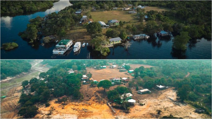 rio-Negro-seca-810x455-1 Emergência hídrica: Rio Negro a um passo do recorde de seca!
