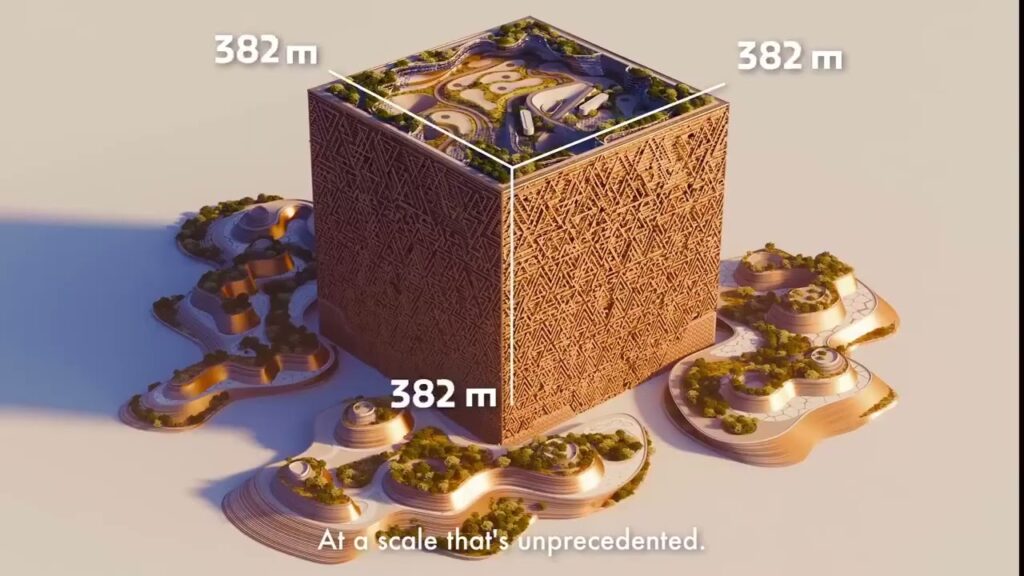 Arabia-Saudita-anuncia-construcao-1024x576 Arábia Saudita planeja construir o maior arranha-Céu do mundo em forma de cubo